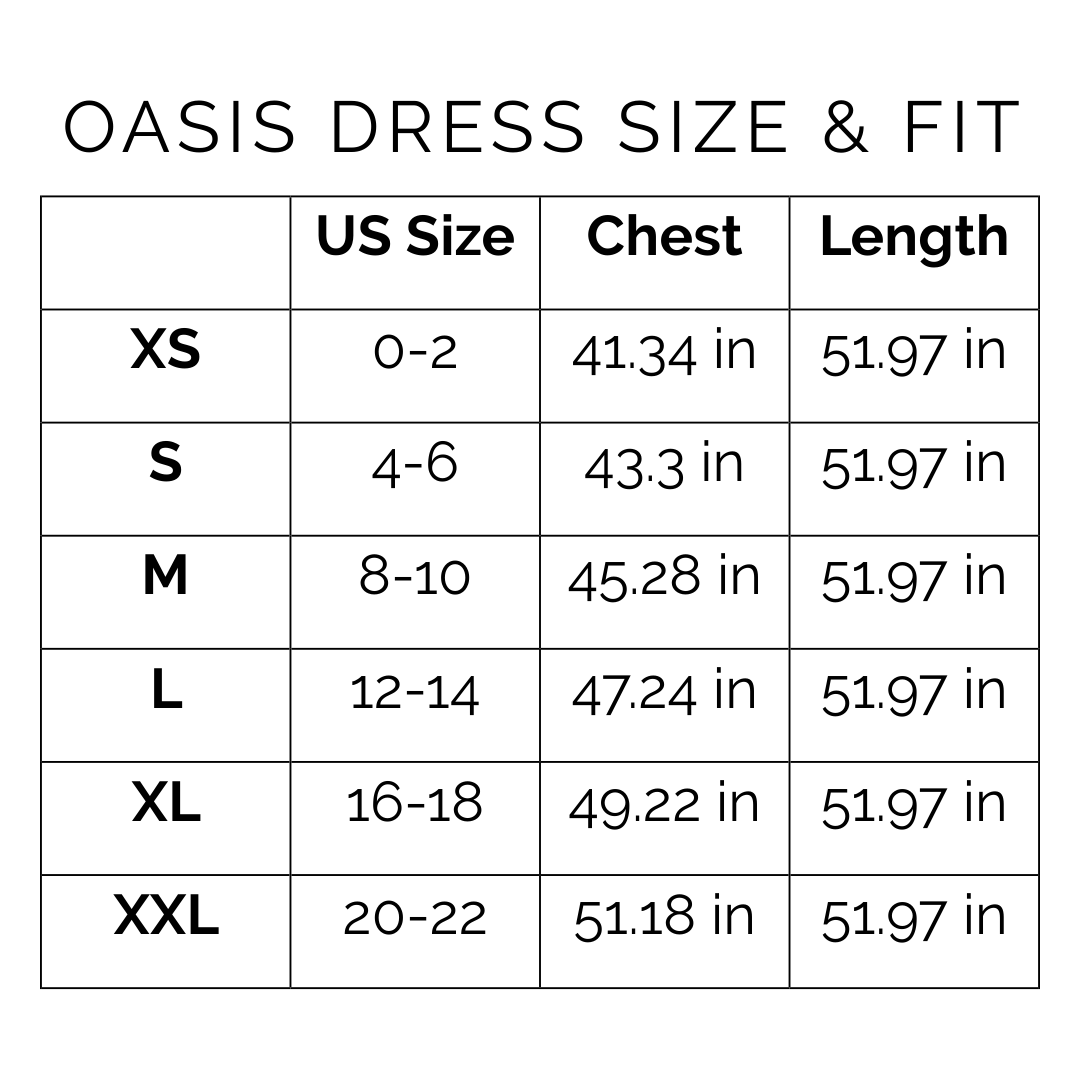 Sunshine Tienda® Apricot Colorful Stripe Oasis Dress #sizechart