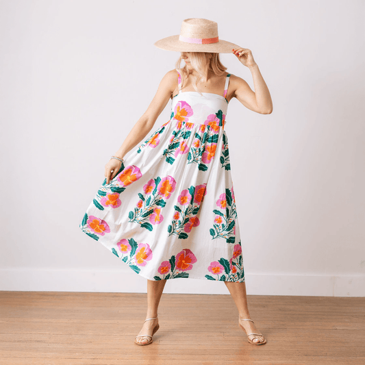 Pink Flower Reef Dress